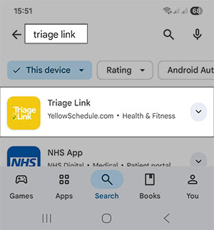 install mobile app screenshot