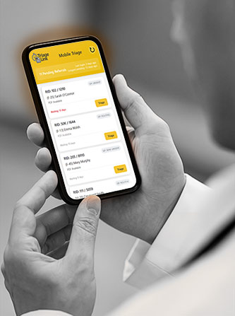 Triage App on Phone